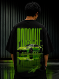 Neon Drift Oversized T-Shirt Inspired