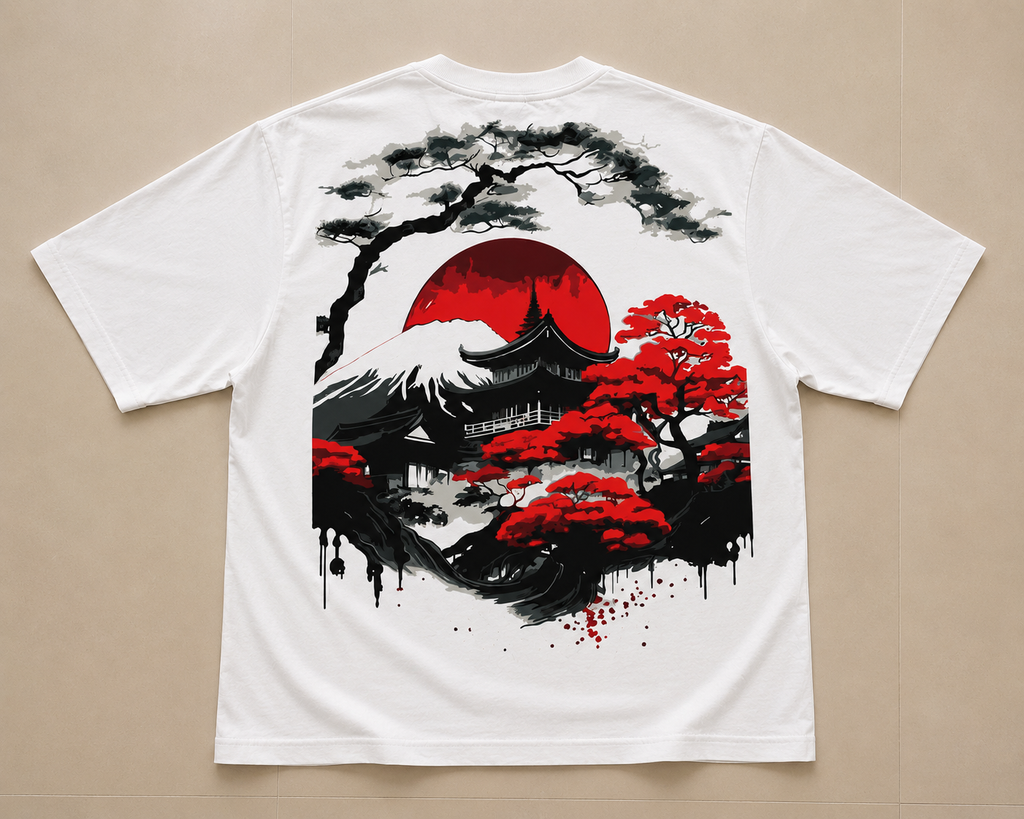 Japanese Art Oversized T-Shirt