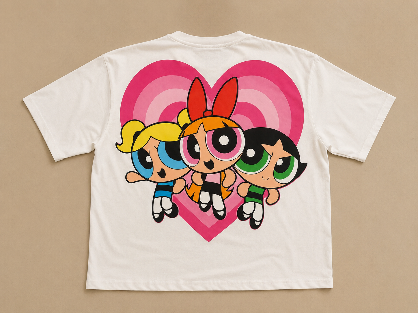 Power-puff's Girls Oversized T-Shirt