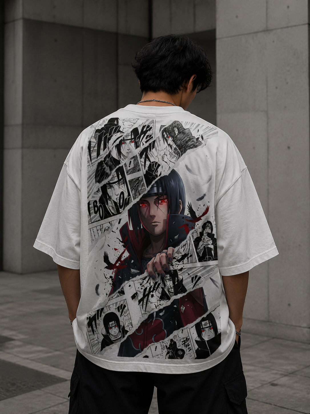 Oversized Anime Streetwear T-Shirt – Premium Cotton Blend