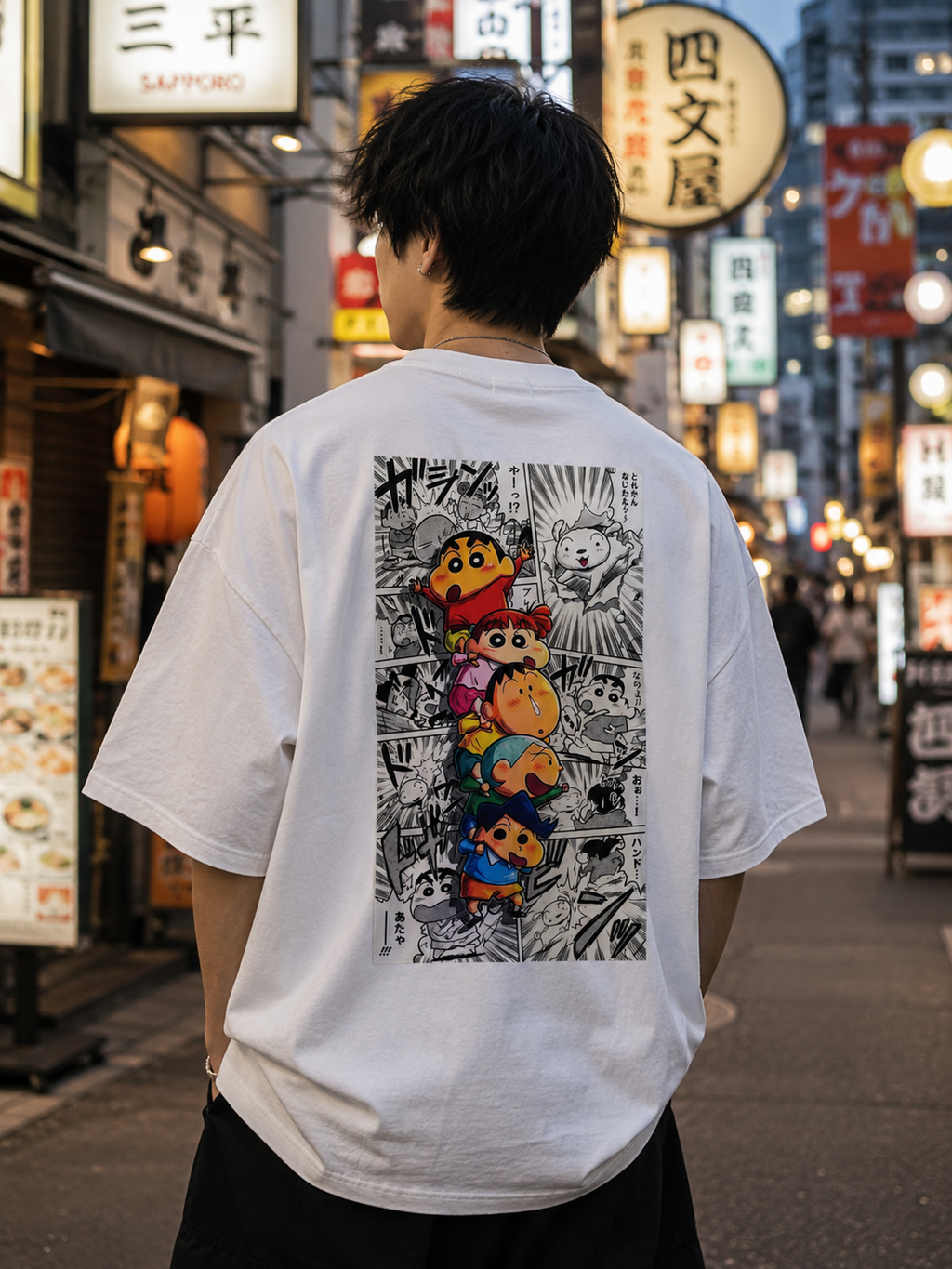 Oversized Cotton T-Shirt – Premium Streetwear Edition Anime inspired