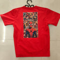 Spider Print regular fit cotton lycra 210gsm