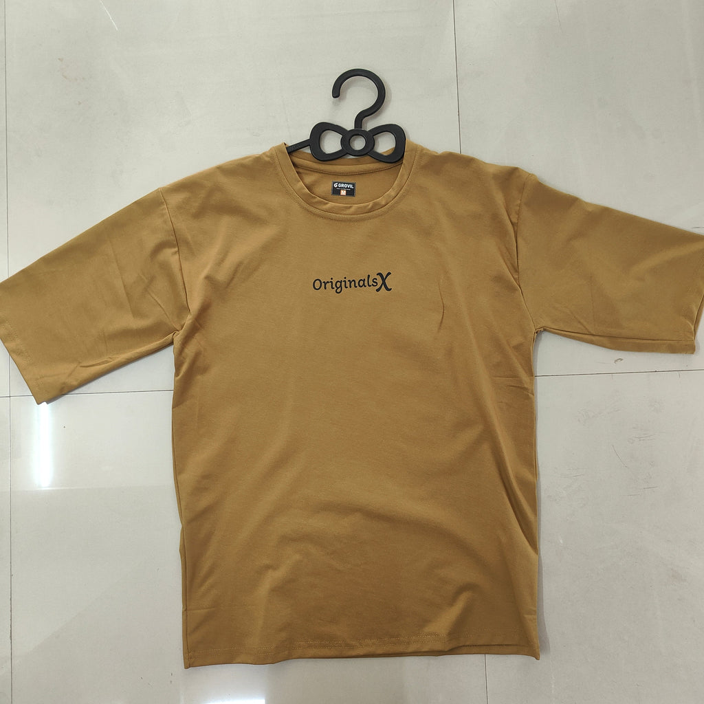 Pikachu Print + OV Brown Cotton Lycra 200gsm