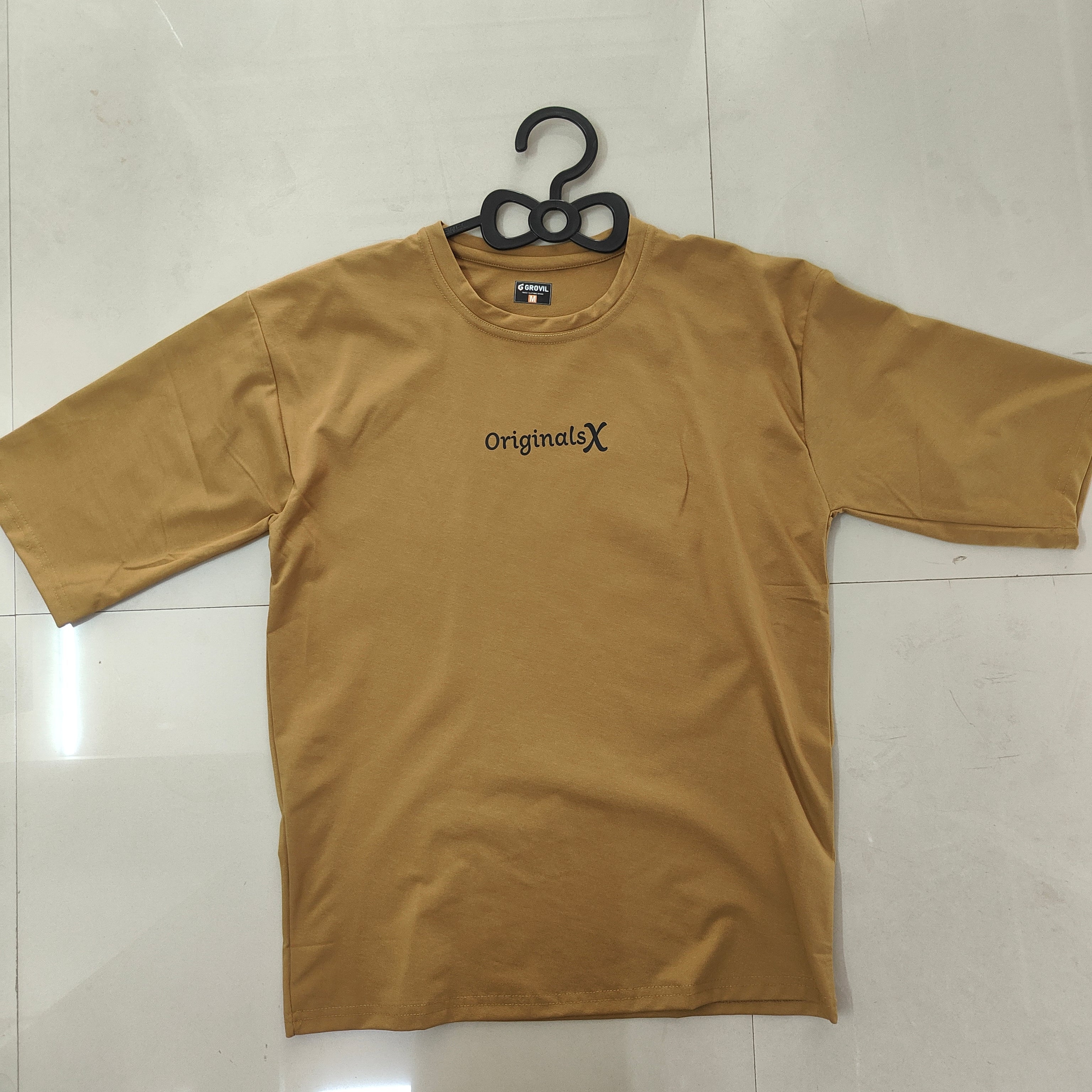 Pikachu Print + OV Brown Cotton Lycra 200gsm