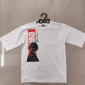 White Cotton Lycra 210gsm OV Printed