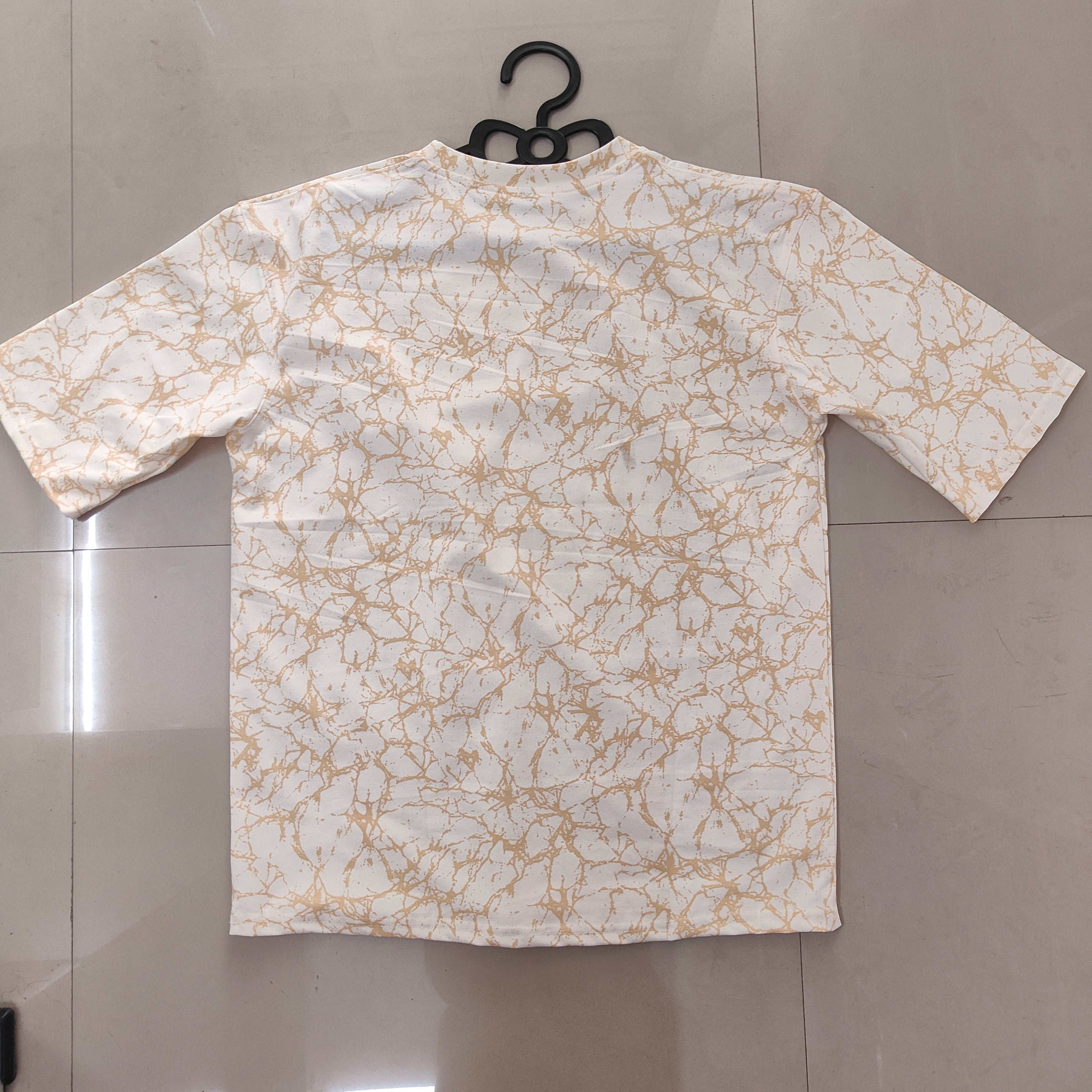Printed Cotton Lycra 210gsm white