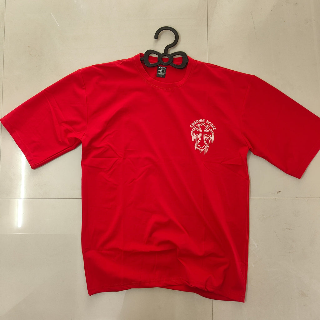 Red colour + Printed