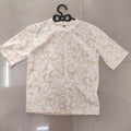 Printed Cotton Lycra 210gsm white