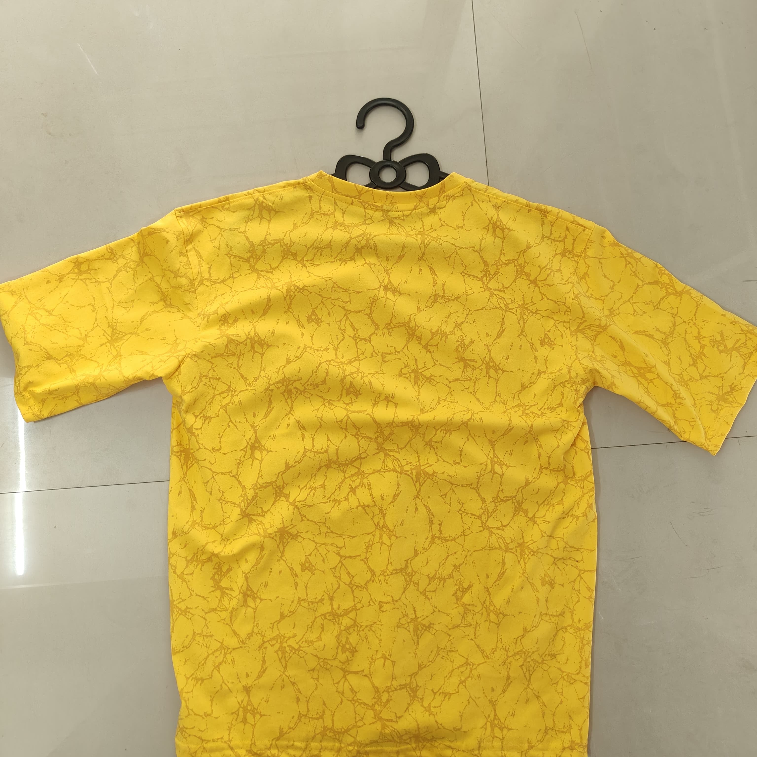 Full Printed cotton Yellow lycra