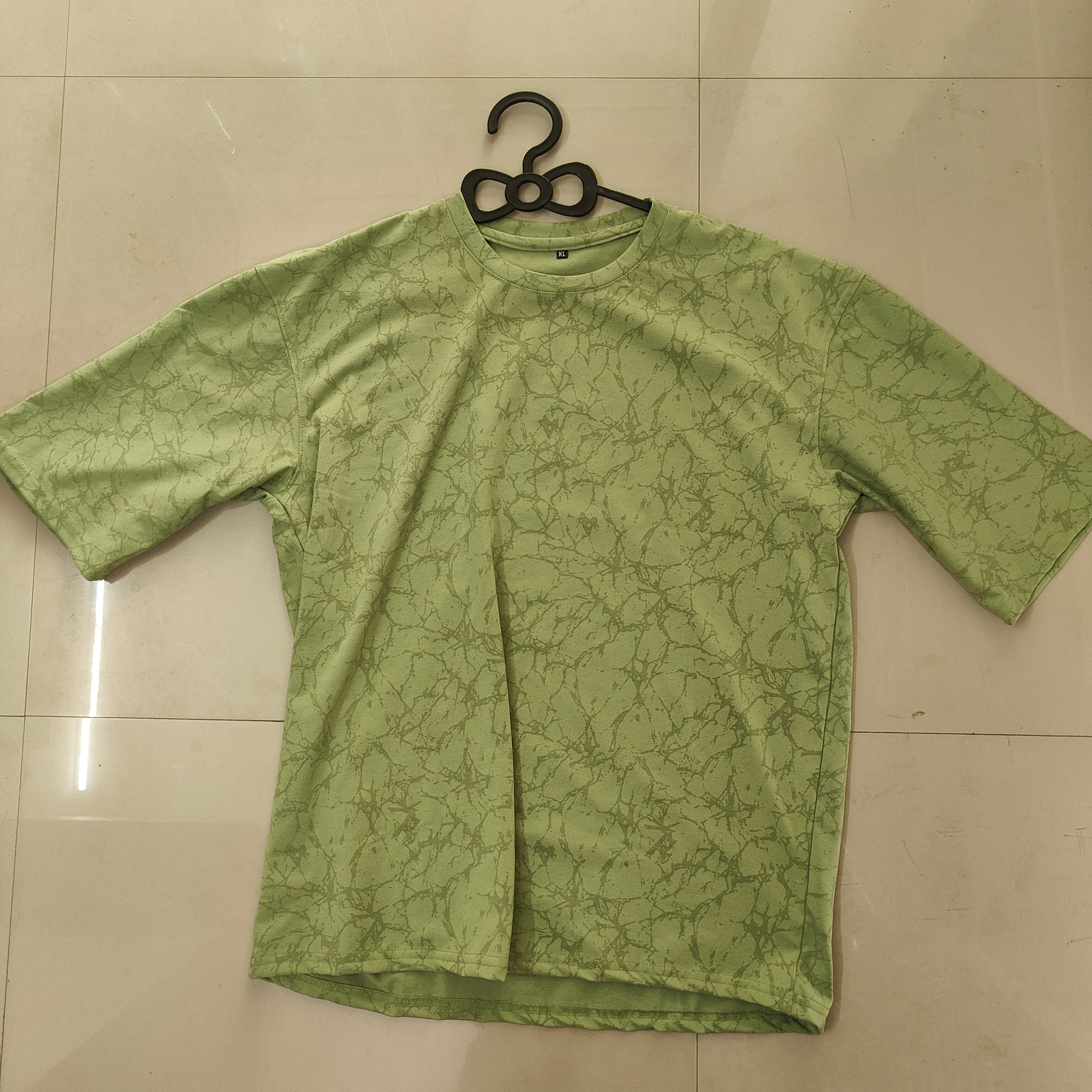 Printed Cotton Lycra green
