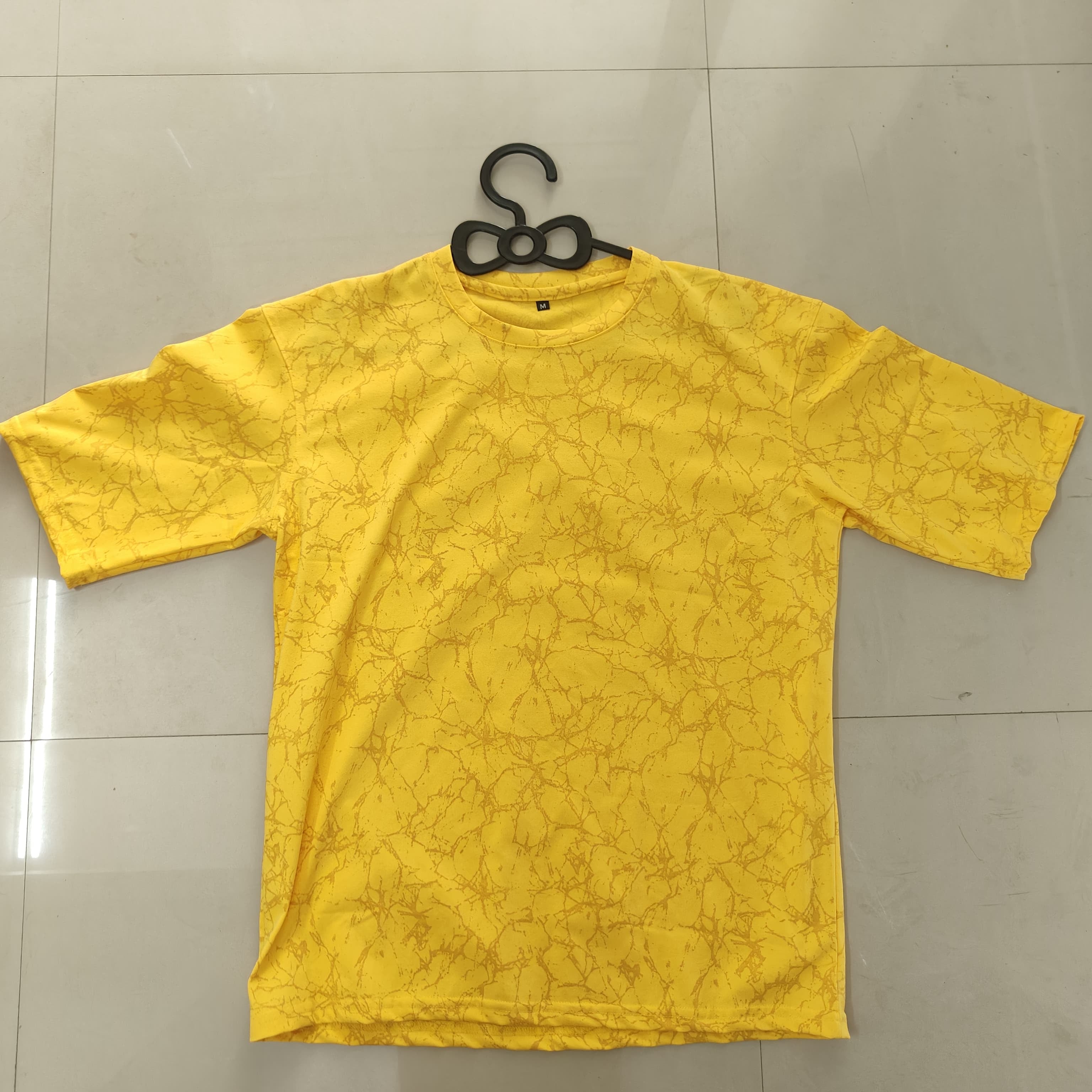 Full Printed cotton Yellow lycra