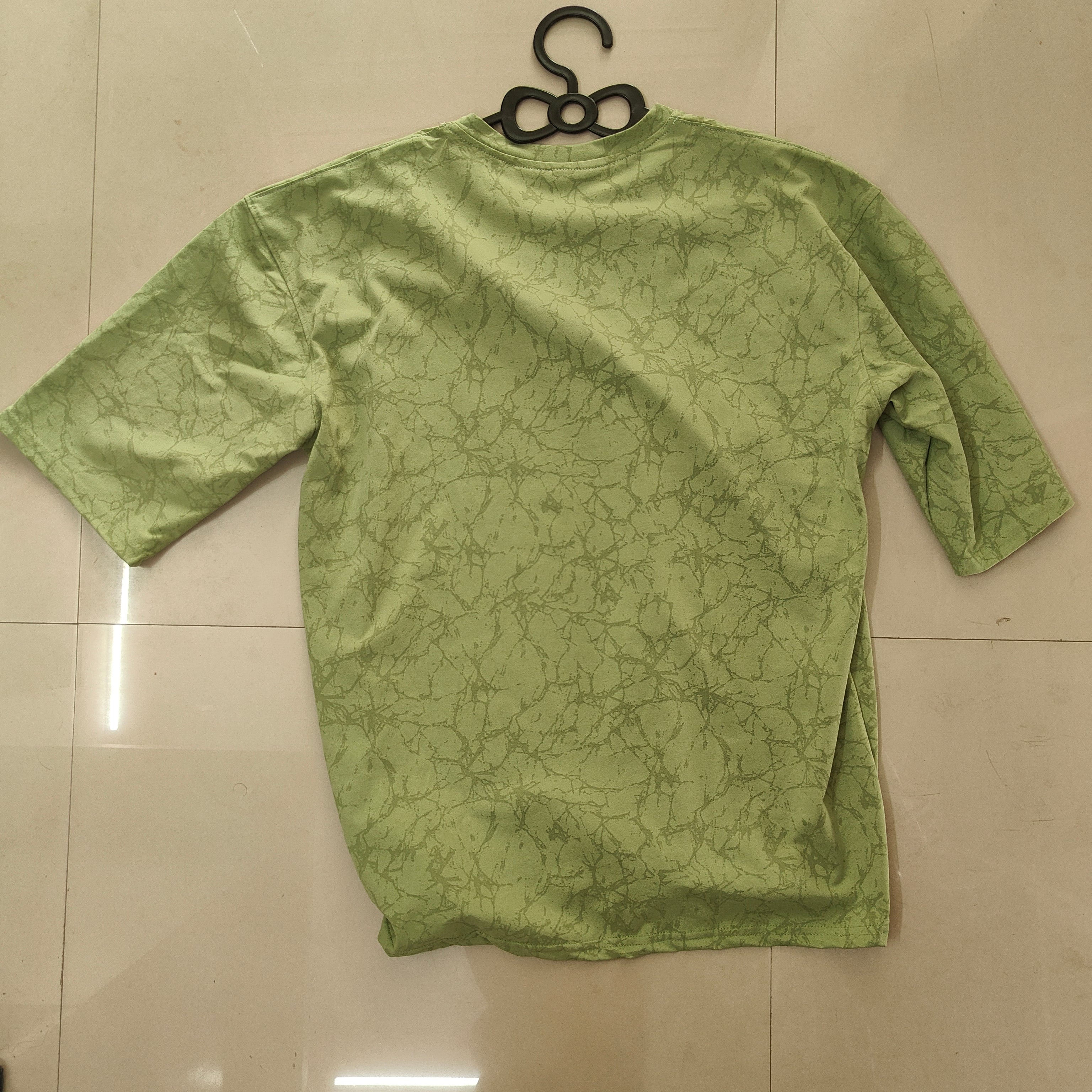 Printed Cotton Lycra green